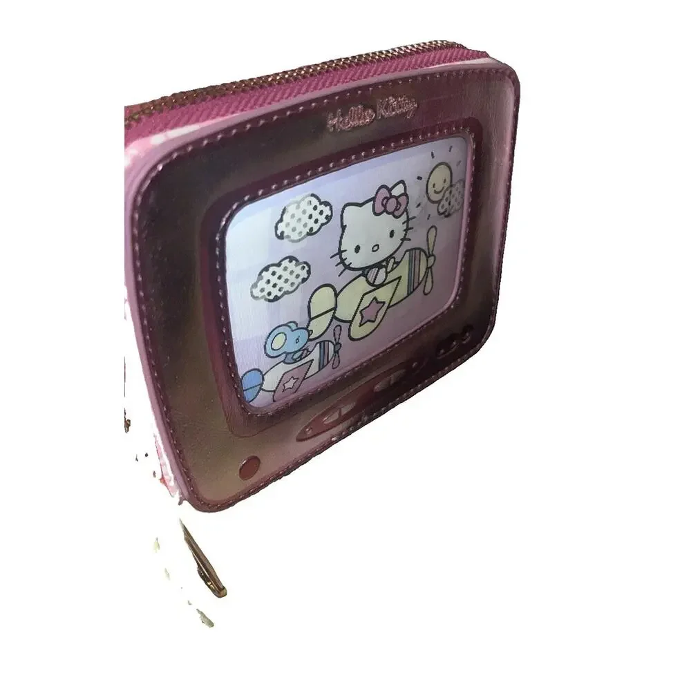 Loungefly HELLO KITTY Vintage TV Lenticular Mini Backpack Coin Bag & Zip Wallet